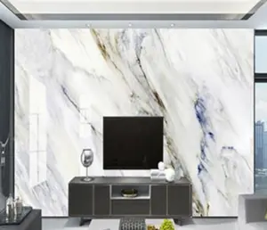 New Design Accept Customized Panel Marmol Pared Uv Pvc Marble Sheet For Tv Background Wall
