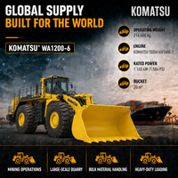 Komatsu WA1200-6 216400kg Nennlast-Radlader mit Motor, Getriebe, Pumpe & Lager für Tunnelbau, 1165kW Leistung