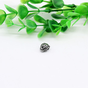 yunnique Lion Head Spacer Bead Stainless Steel Irregular Shape For Bracelet Making Jewelry Findings - Product Image 4