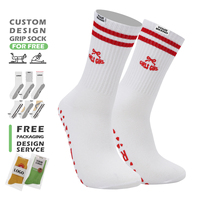 Chaussettes antidérapantes personnalisées pour femmes pour le fitness, le Pilates, le yoga, chaussettes de sport personnalisées, chaussettes antidérapantes pour le Pilates