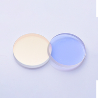 Lentille de protection laser à fibre de 30*5mm avec pièces d'équipement laser de qualité supérieure pour tête de machine de découpe laser placage de film bleu