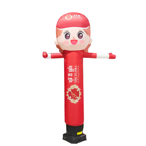 Modelli Gonfiabili Pubblicitari Commerciali per Esterni: <span class=keywords><strong>Personaggi</strong></span> Rossi a Cartone Animato che Salutano con la Mano, Danzatori <span class=keywords><strong>di</strong></span> Benvenuto, Stelle - Product Image 6