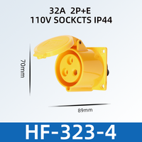 Connecteurs de Prises Électriques Industrielles HFE 3P 4P 5P IP44 IP67 110V 220V 380V 32A CEE IEC 60309