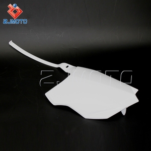 Plaque d'immatriculation avant noire Dirt Bike blanche 2314150002 pour <span class=keywords><strong>Kawasaki</strong></span> KX250F <span class=keywords><strong>KX450F</strong></span> - Product Image 2