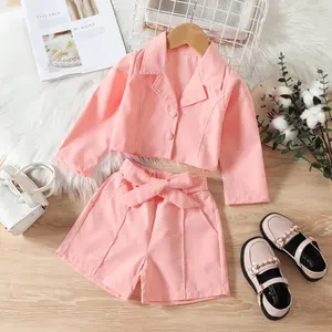 Fashion 2 3 to 4 5 6 Years Old Baby Suits School Uniform for 2023 Girl Clothing Spring Set Lil Child Clothes Kids Clothing Girls