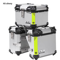 Pour BMW F750GS F850GS F650GS R1200GS Moto Top Case Side Pannier Ensemble de bagages en aluminium 5 pièces