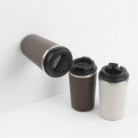 Mug de bureau en acier inoxydable, vente en gros, anti-chute, anti-fuite, base à ventouse, tasse à eau de bureau anti-déversement, cadeau promotionnel