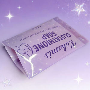 Bolsa Cosmética Personalizada con Sello Trasero Impreso, Mini Sachet de 135g para Empaque de Jabón - Product Image 2