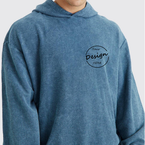 Conjuntos de chándal para jóvenes de hombre al por mayor pantalones de chándal de cintura alta con capucha bordado personalizado 100% algodón transpirable deportivo estampado de invierno - Product Image 5