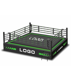 Professional Customized Size Logo Table Flooring Boxing Ring Price PVC Canvas Taekwondo Karate Wrestling Judo Boxing Ring