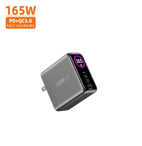 เครื่องชาร์จ GAN USB C 165W 140W สถานีชาร์จไว Ai หน้าต่างแสดงภาพ PD3.1 QC5 PPS PD100W สำหรับ <span class=keywords><strong>Samsung</strong></span> iPhone 17 - Product Image 4