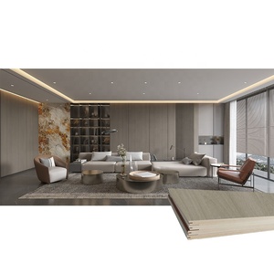 Panneau mural WPC de couleur <span class=keywords><strong>bois</strong></span> <span class=keywords><strong>blanc</strong></span> décoratif pour l'intérieur, salon - Product Image 3