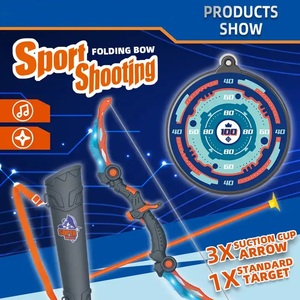 <span class=keywords><strong>Tirachinas</strong></span> plegable potente arco de caza <span class=keywords><strong>tirachinas</strong></span> láser juego de disparos sonidos luces intermitentes arco cruzado caza tiro con arco conjunto - Product Image 6