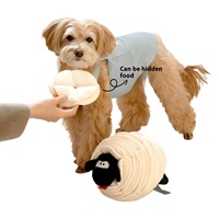 Jouet à mâcher Juicepet en peluche écologique pour chien, anti-stress, à sentir, facilement détachable, résistant aux morsures, avec compartiment à friandises caché