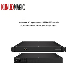 Codificador Multicast UDP KUNUOMAGIC 12/16/24CH 1080P 60FPS H.265/H.264, Transmisor de Video por <span class=keywords><strong>Cable</strong></span> ASI para Sistemas de Cabecera, Montaje en Rack - Product Image 4