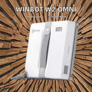 Robot Aspirador Ecovacs Winbot W2 Omni, 7500 Pa de Alta Succión, 3 Modos, Pulverización Fina, Limpieza de Vidrios sin Rayones, para el Hogar - Product Image 2