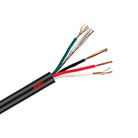 Kabel Daya Berinsulasi PVC Fleksibel UL2570 26AWG 28AWG Multi Core dengan Selubung PVC, Kabel Kontrol Sinyal Komputer