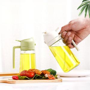 Spruzzatore per <span class=keywords><strong>Olio</strong></span> in Vetro 2-in-1 di Alta Qualità, 470ml, Erogatore Auto-Pressurizzato per Cucina - Product Image 3