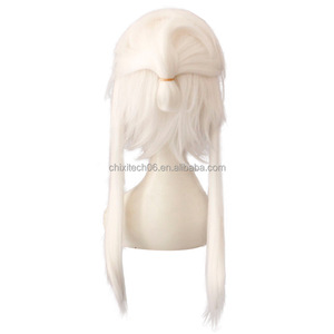 Perruque Anime Détachable avec 243 mèches de cheveux raides, version Kimono couleur sable, inspirée de Saint Daruma Sakuragi/<span class=keywords><strong>Okita</strong></span> Shoji - Product Image 4