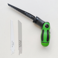 Kit d'outils de tournevis multifonction 17 pièces avec 3 lames de scie de 6 pouces, embouts CR-V et barre d'extension de 60 mm pour la découpe du bois, du métal et des cloisons sèches