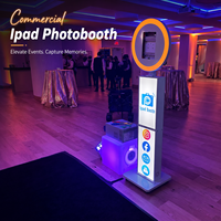 Rossmine Meilleures ventes Direct usine Cabine photo iPad portable 10,9/11 pouces avec flight case pour événements et fêtes