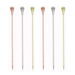 Ensemble d'outils de <span class=keywords><strong>bar</strong></span> écologiques en alliage de zinc : fourchettes à cocktail créatives, aiguilles à martini et fourchettes à olives - Product Image 6