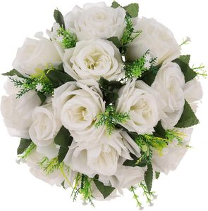 Pequeña Bola de peonía artificial, centro de mesa de boda, nuevo ramo de bolas de flores falsas, fiesta de aniversario escolar de Navidad, decoración del hogar - Product Image 3