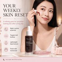 Solution Peeling AHA BHA PHA, Sérum Exfoliant, Lisse la Peau Rugueuse, Affine les Pores, Éclaircissant, Éclat, Doux, Marque Privée OEM ODM
