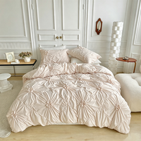 Parures de lit unies haut de gamme inaltérables – Collections personnalisées pour lits Queen et King Size – Ensemble 3 pièces avec taies d'oreiller et housse de couette