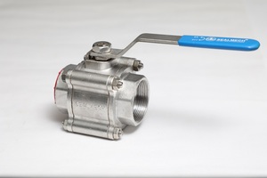 Grado Industrial 150 #   Válvula de Bola de Acero Inoxidable de 3 Piezas CF8M CF8 de Paso Completo con Conexión NPT Hembra para Tuberías, Válvula Manual de 1/2-3 Pulgadas - Product Image 2