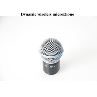 Microphone sans fil Beta 58A, remplacement de la tête de microphone, micro dynamique cardioïde, micro à main pour chant, utilisation professionnelle sur scène