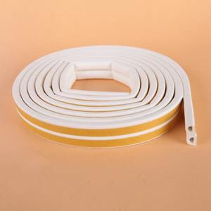 شريط عازل للأبواب والنوافذ من المطاط الإسفنجي على شكل حرف D بلون بني، ذاتي اللصق، مصنوع من مادة DPE - Product Image 6