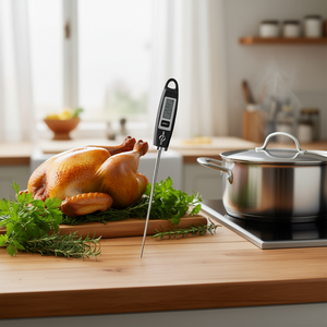 Kitchen Pro Digital <b>Thermometer</b> Quick Read Meat Cooking Food Temperature Checker - Product Image 3