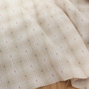 Tissu Jacquard Dégradé Lavé à Rayures Effet Lin Respirant et Léger pour Robe Chemise Vintage Matière DIY pour Vêtements - Product Image 3