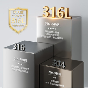 Olla a Presión Chuhuang de Acero Inoxidable 316L, Modelo 2025, a Prueba de Explosiones, para Uso Doméstico, Compatible con Placas de Inducción - Product Image 3