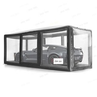 Tente de voiture gonflable portable, garage de voiture, tente de salon professionnel transparente, tente de lavage de voiture gonflable, abri de voiture pour la vente