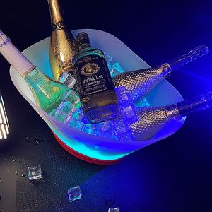 ถังน้ำแข็ง LED แบ<span class=keywords><strong>บ</strong></span>ใหม่ โปร่งใส เรืองแสง ทำจากพลาสติก สำหรับใส่ไวน์/เบีย<span class=keywords><strong>ร์</strong></span> เหมาะสำหรั<span class=keywords><strong>บ</strong></span><span class=keywords><strong>บ</strong></span>าร์และร้านอาหาร ดีไซน์สีสันสดใสและสะดุดตา - Product Image 2