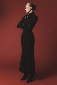 Meilleur choix pour les dames élégante robe de luxe d'hiver avec taille naturelle services ODM écologiques fabriqués au Vietnam - Product Image 5