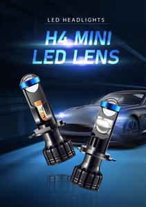 Lente de proyector Led P5, Mini lente de faro LED H4 H7, bombillas de faro láser H4 150W 16000LM Bi LED - Product Image 2