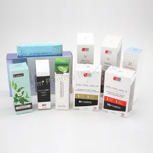 Caixas de cosméticos personalizadas com embalagem de logotipo, proteção ambiental e esfregão degradável