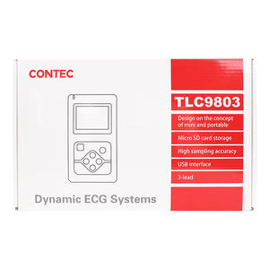 CONTEC TLC9803 3 Canais 12 Canais 24 <span class=keywords><strong>Ecg</strong></span> Monitor Hora Alta Qualidade <span class=keywords><strong>ECG</strong></span> <span class=keywords><strong>Holter</strong></span> Gravador - Product Image 5