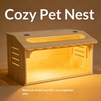 Boîte d'élevage pour animaux de compagnie en panneau de fibres pour cochons d'Inde, hamsters, hamsters dorés, nids de cailles, développement à température contrôlée