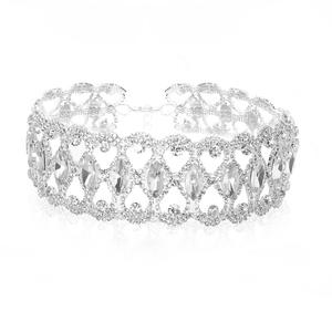 <span class=keywords><strong>Gargantilla</strong></span> de varias capas con diamantes de imitación para mujer, collar de cristal corto Sexy, joyería de boda - Product Image 6