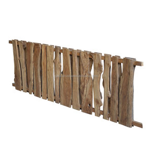 Teck Bois Clôtures En Bois Naturel Rustique Fait Main d'indonésie - Product Image 2