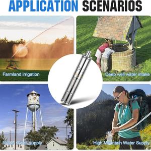 <span class=keywords><strong>Kit</strong></span> de Bomba <span class=keywords><strong>Solar</strong></span> Completo con Paneles, Bomba <span class=keywords><strong>Solar</strong></span> de 80m de Altura para Pozos Profundos, Sistema de Bomba de Agua <span class=keywords><strong>Solar</strong></span> Sumergible de Corriente Continua para Riego - Product Image 4