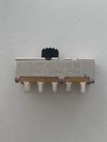 Interrupteur à glissière mini-intégré électronique SS-24H07 16A 250VAC DP3T 10 broches certifié CQC CE UL pour radio audio ON-OFF 4 voies