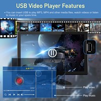 Écran tactile 10.1 pouces filaire aide à la marche arrière de voiture BSD 360 caméra de voiture système de vue d'oiseau Mp5 moniteur Tv 4k 2k Dashcam système de vue arrière