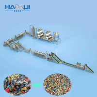Machine de recyclage de bouteilles en plastique PET, ligne de lavage, séchage et recyclage de flocons de bouteilles PET