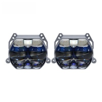 Exclusif pour la vente transfrontalière : Phares LED à double lentille Dragon Ball de 3 pouces pour voiture - Lumière directe puissante et focalisée