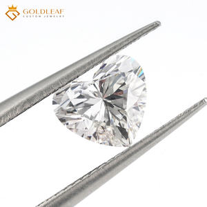 Diamants en vrac cultivés en laboratoire Goldleaf IGI, taille cœur, 1ct 2ct 3ct, VVS VS, percés au laser, couleurs fantaisie, pour la fabrication de bijoux - Product Image 3